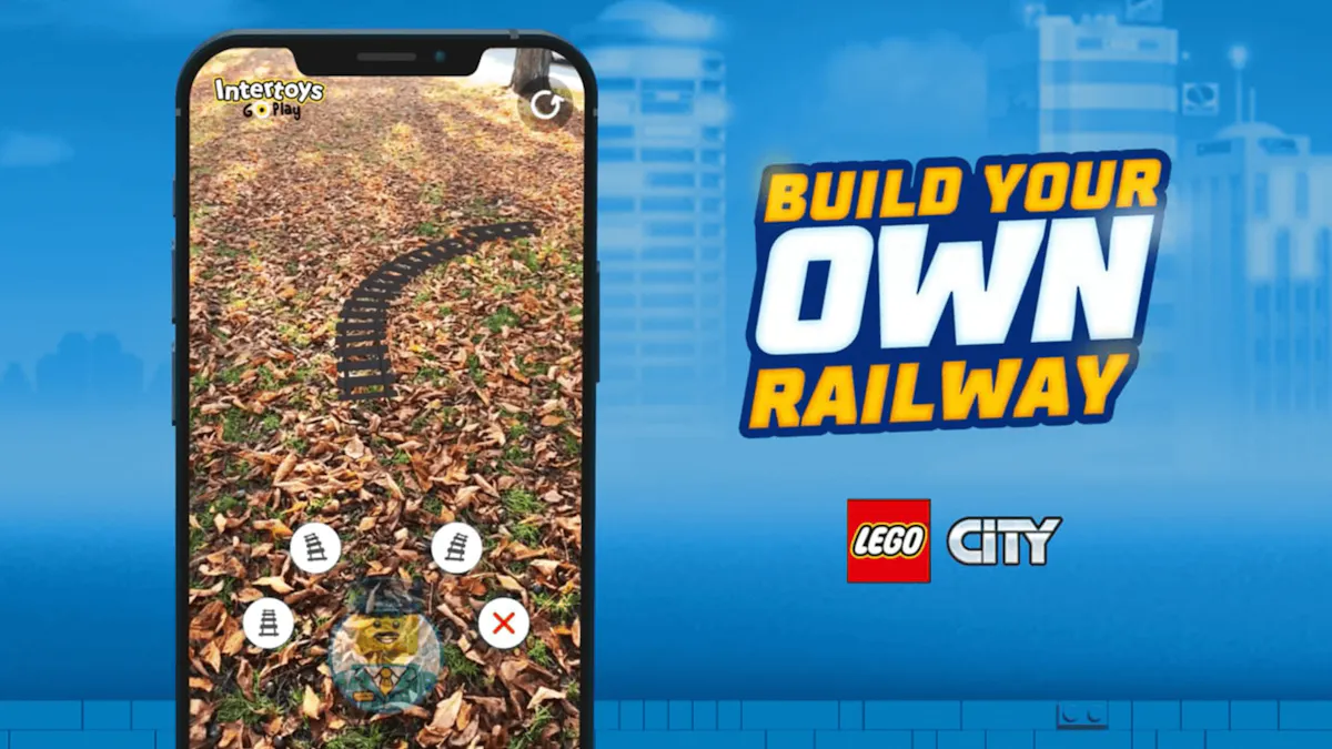 LEGO Bouw je eigen treinspoor - AR