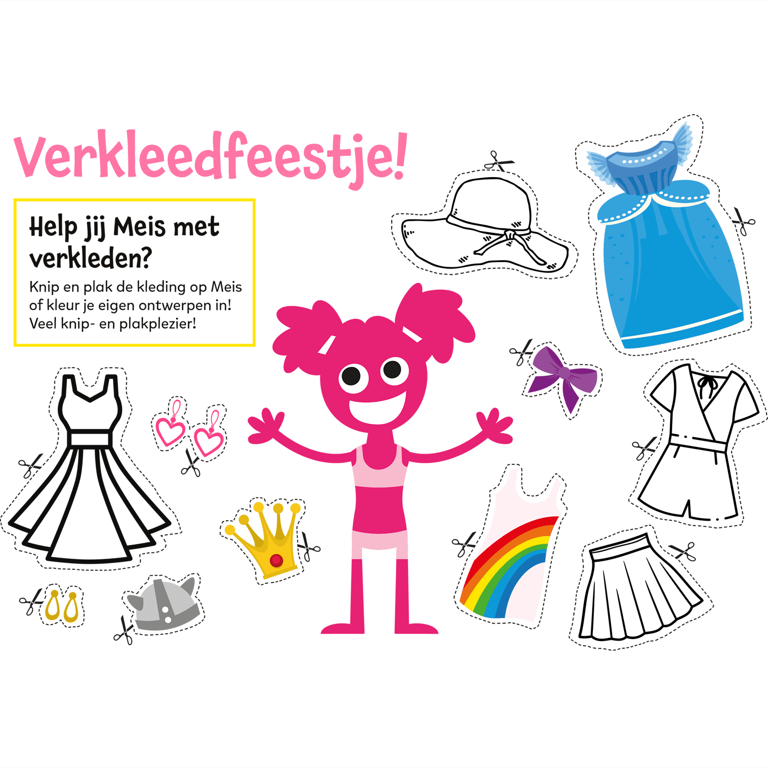 Verkleedfeestje! Help jij Meis met verkleden?