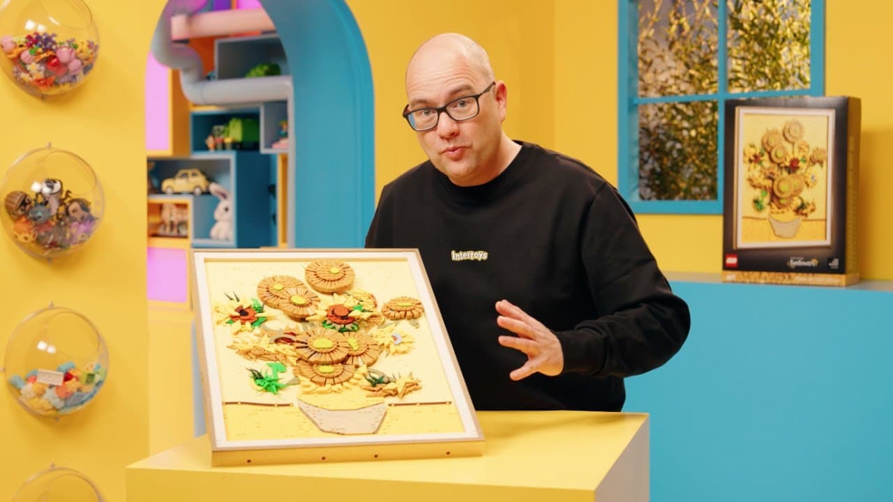LEGO UNBOXING LEGO Art Vincent van Gogh - Zonnebloemen 31215
