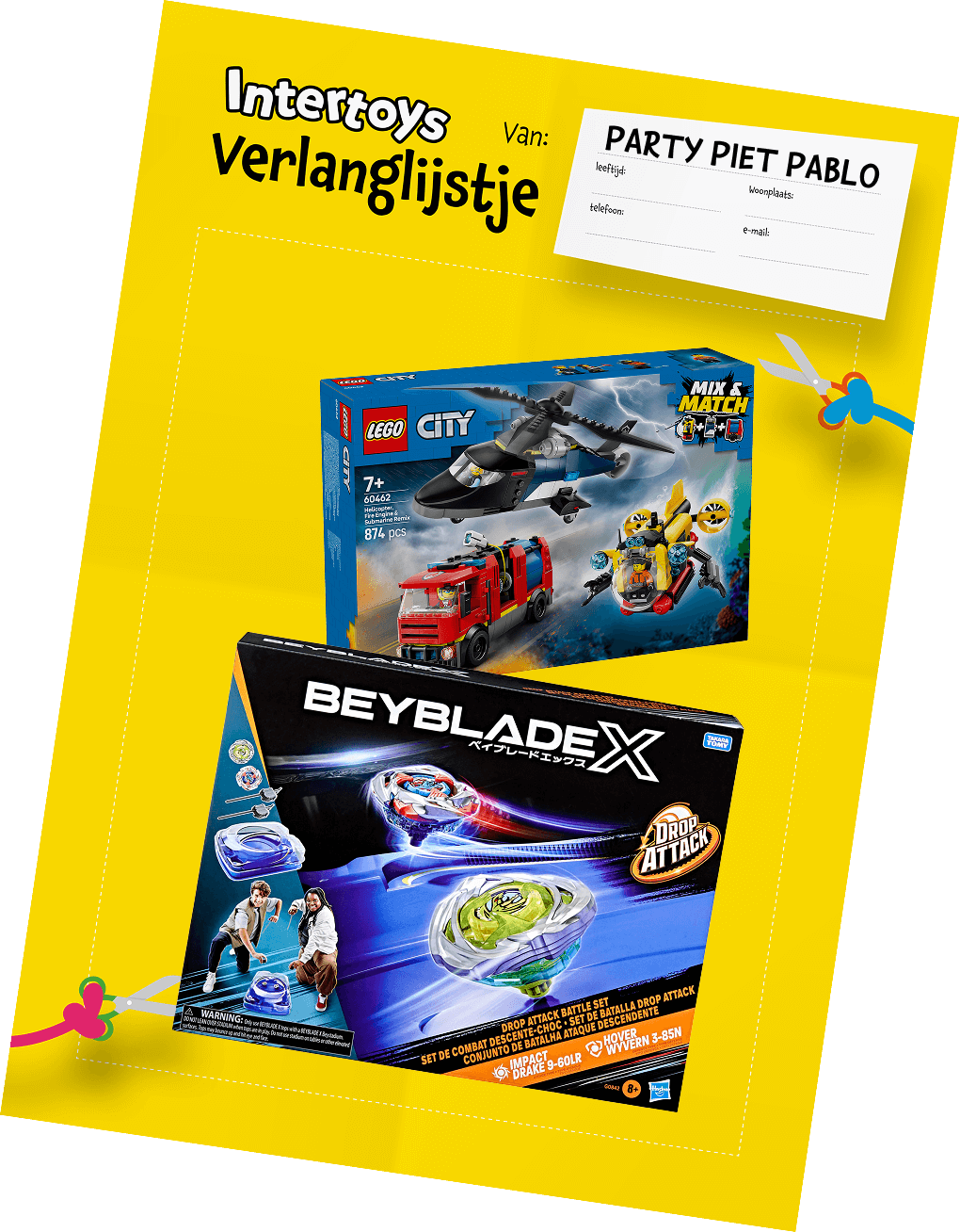 Verlanglijstje van Party Piet Pablo